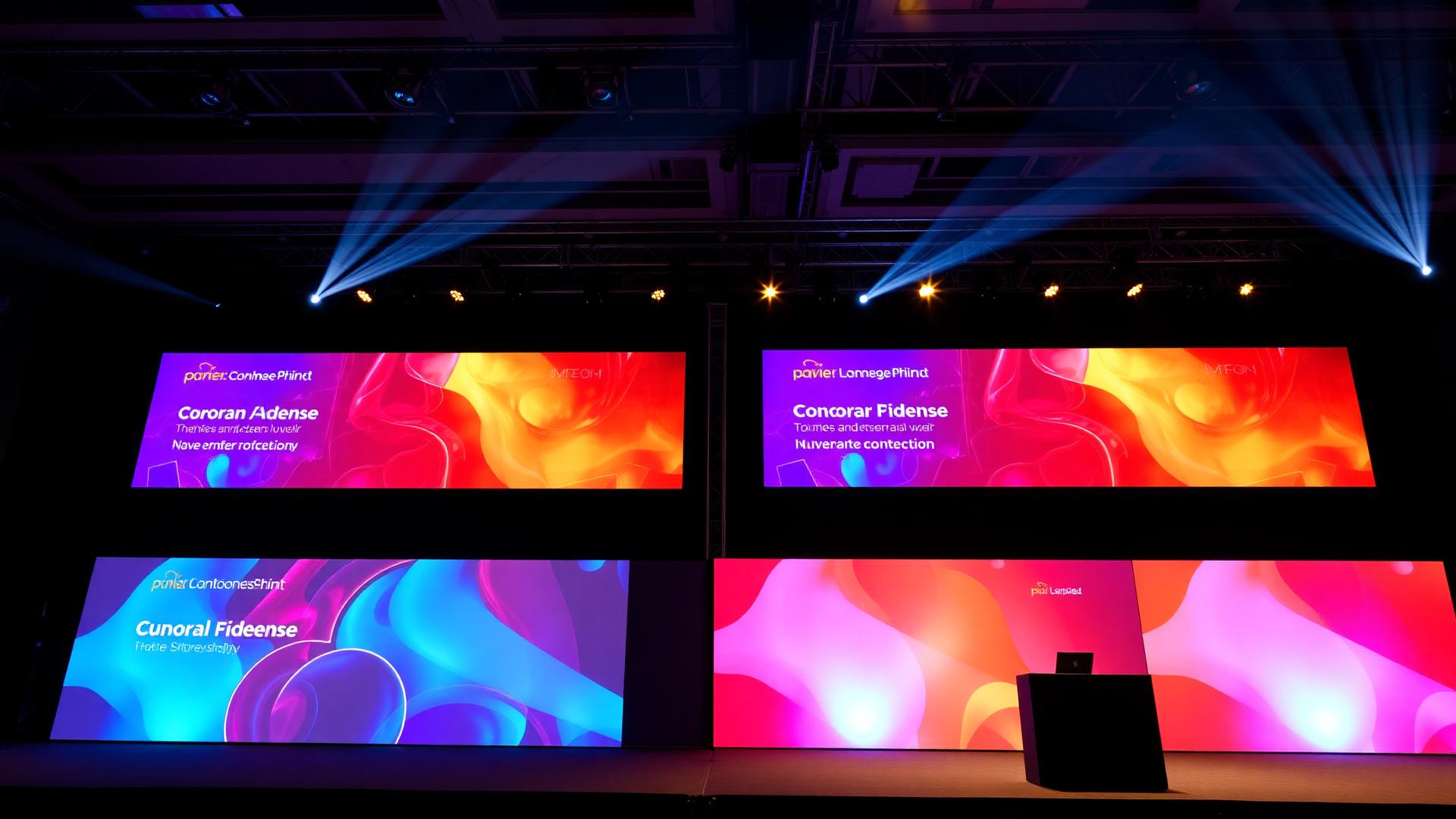 Stage Backdrop, 3D Event Structure & LED Signs Singapore